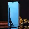 Huawei G7 PlusG8 Luxury Mirror View Mirror PU Cover Flip Smart Clear Window Phone Case