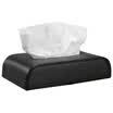 Di Gallon Car Tissue Box Car Tissue Box Leather Office Tray Car Accessories Decoration - Black