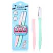 Nika NIKA macro male&female general Japanese high-density sharp blade eyebrow eyebrow knife eyebrows NK2502 two loaded folding pattern handle light&fast