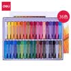 Deli deli 36 color student heavy color oil painting oily pastel colorful sticks crayon art painting painting rod 72088