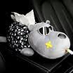 Caraline car paper towel box car hanging sun visor armrest box car on the tray tray napkin car creative cartoon car supplies dice version