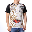 Fashion Mens Casual Short Sleeve Round Neck Pullover Face Printing T-Shirt