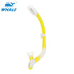 Whale Dry Snorkel with Comfortable Silicone Mouthpiece&Purge Valve for Snorkeling&Scuba Diving