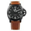 Bestdon Bd5512g Mens Simple Fashion Leather Strap Waterproof Quartz Watch W Calendar Black