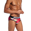 JOCKMAIL Mens Underwear Low-Waist Polyamide Print Mens Briefs Comfortable Fresh Briefs