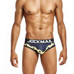 JOCKMAIL Mens Underwear Low-Waist Nylon Printed Mens Briefs Nylon Comfortable Fresh Briefs