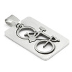 Hpolw Fashion Jewelry Quadrate Bicycle Pendant - With 23 Inch Chain