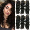 YAVIDA Hair Malaysian Deep Wave 7A Malaysian Virgin Hair 3 Bundles Curly Weave Human Hair