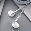 Tang Mai T3 Headphone Ear Music Wire Earbud Headset Stereo Mobile Phone MP3 Universal K Song Headphone Aurora Silver ios Version