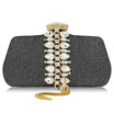 Milisente 2018 New Arrival Women Rhinestone Clutch Ladies Suede Bag Tassels Evening Bags Female Clutches Wedding Purse