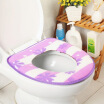 Sheng silk is still paste the plastic floor of the bottom of the toilet pad toilet bowl maple purple