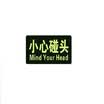 Teng Chi CT fire fluorescent safety export luminous light stickers evacuation signs direction signs luminous waterproof&wear-resistant warning stickers A01 straight safety exit