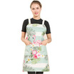 Cotton Linen Flamingo Pattern Apron Adult Bibs Home Cooking Baking Cleaning Kitchen Aprons Accessories