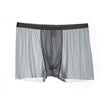 Netease carefully selected boxer briefs in the waist four corners light breathable cool comfortable mens air underwear shorts gray L