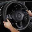 Zhihui 2018 new leather steering wheel cover whole cowhide set Volkswagen Magotan Passat Tiguan Tiguan L Golf 7 Toyota Prado Camry Highlander