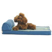 Huaopeng pet hoopet fresh striped kennel all removable wash Teddy gold in the large dog beauty by pet bed L