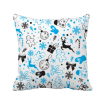 Christmas Snowflake Elk Gift Festival Square Throw Pillow Insert Cushion Cover Home Sofa Decor Gift