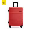 90FUN Upgraded Aluminum Framed Suitcase PC Spinner Wheel Carry on Hardshell Luggage20"24" GreyRed
