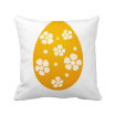 Easter Religion Festival Yellow Egg Design Square Throw Pillow Insert Cushion Cover Home Sofa Decor Gift