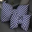 Carnot South Korea cute bow car pillow car lumbar pillow car cushion head pillow pillow neck pillow wave point