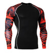 Mens MMA Fitness T Shirts Fashion 3D Tee Wolf Long Sleeve Compression Shirt Bodybuilding Crossfit Brand Clothing Fitness