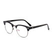 2018 Classic Rivet Half Frames Eyeglasses Vintage Retro Optica Eye Glasses Frame Men Women Clear Spectacle Frame Eyewear oculos de