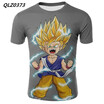 S-XXXXL New Mens Fashion Short-Sleeve T-Shirt Dragon Ball Anime Print T-Shirt Casual Slim Sport T-Shirt Mens Tights