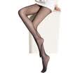 Arctic velvet single loaded ladies stockings 15D sexy core wire plus file pantyhose BW3-1 full toe socks black one size