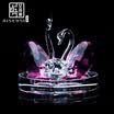 AISENSI car perfume car perfume seat swan crystal ornaments Yang Tian Gao Ge purple