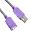 Sanba SANBAO SUF-03 standard USB dual magnetic ring high-performance transmission gray extension cable 3 meters