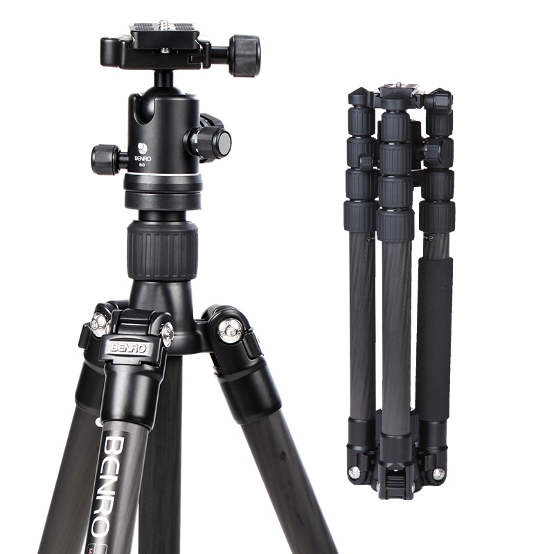 Benro tripod C1690TB0 SLR tripod carbon fiber folding Canon Nikon SLR camera tripod PTZ