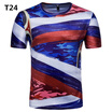 2018 New World Cup Memorial T-shirts Short-sleeved Casual Fans Orgy Football Printing Series Sports Running Fitness Sweatshirt