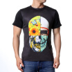 Fashion Mens O-neck Shantou Print Pullover T-Shirts