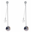 Long Chain Drop Earrings For Women Wedding Gifts Star Moon Crystal from Austrian Dangle Earring Jewelry -28341