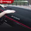Huashi Volkswagen Touran L light pad 16-18 models Touran L control instrument panel sunscreen insulation dark pad automotive supplies modification with embroidery red edge