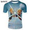 S-XXXXL New Mens Fashion Short-Sleeve T-Shirt Dragon Ball Anime Print T-Shirt Casual Slim Sport T-Shirt Mens Tights