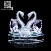 AISENSI car perfume car perfume seat swan crystal ornaments Yang Tian Gao Ge purple