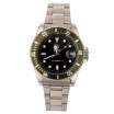 Mens Classic Steampunk Diver Style Sport Mechanical Man Stainless Steel Watch Green