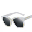 Women Brand Designer Sunglasses Steampunk Rivets Square Frame Goggles Sun Glasses UV400