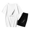 Damaizhang Brand Designer Casual T-shirt with Shorts Summer Printed Cotton Slim Fit Man t-shirt Set Mens Clothing
