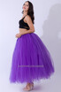 High Quality 3 Layers 100cm Summer Long Tulle Skirt Fashion Pleated TUTU Skirts Womens Lolita Petticoat Bridesmaids