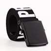 Men And Womens Teenage Fashion And Leisure Alphabetic Printing Canvas Belts