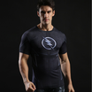 Summer Mens Fashion Compression T shirts Tights Long Sleeve Training Workout Round Necks 3D Superman Fitness Tee Shirts
