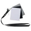 Weather is good white balance card 18 degree gray card black card triple portable suit universal Canon Nikon Sony camera photography color correction large