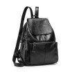 2018 Summer New Shoulder PU Leather Backpack for Womens Fashion Casual Leather Ladies Travel Bag