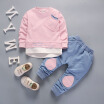 Autumn Children Boys Girls Fashion Clothes Baby Long Sleeve T-shirt Pants 2pcs Suits Kids Clothing Sets Toddler Brand Tracksuits