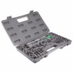 40pcs Adjustable Metric Tap Die Holder Thread Gauge Wrench Tool with Plastic Case