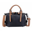 Large Capacity PU Purse Shoulder Bag Handbag Stitching Messenger Bag