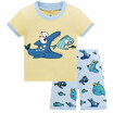Kids boys Cartoon short-sleeved pajamas set 2T-7T Construction vehicle pattern Kids boys Cartoon short-sleeved pajamas set 2T-7T Construction vehicle pattern