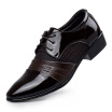 Men Dress Shoes Plus Size 38-47 Men Business Flat Shoes Black Brown Breathable Low Top Men Formal Office Shoes